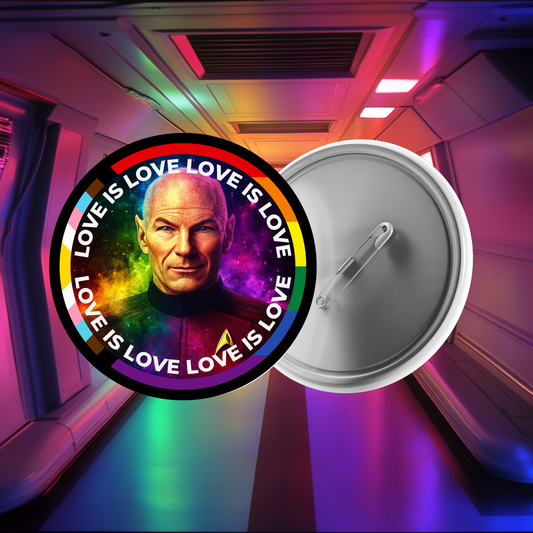 John Luc Picard Pride Love is Love (Vulcanized)