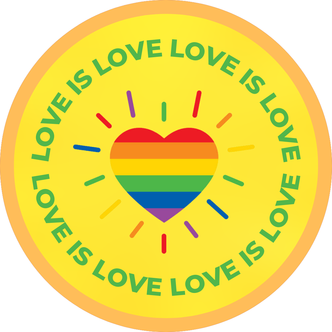 Love Is Love Button Pin